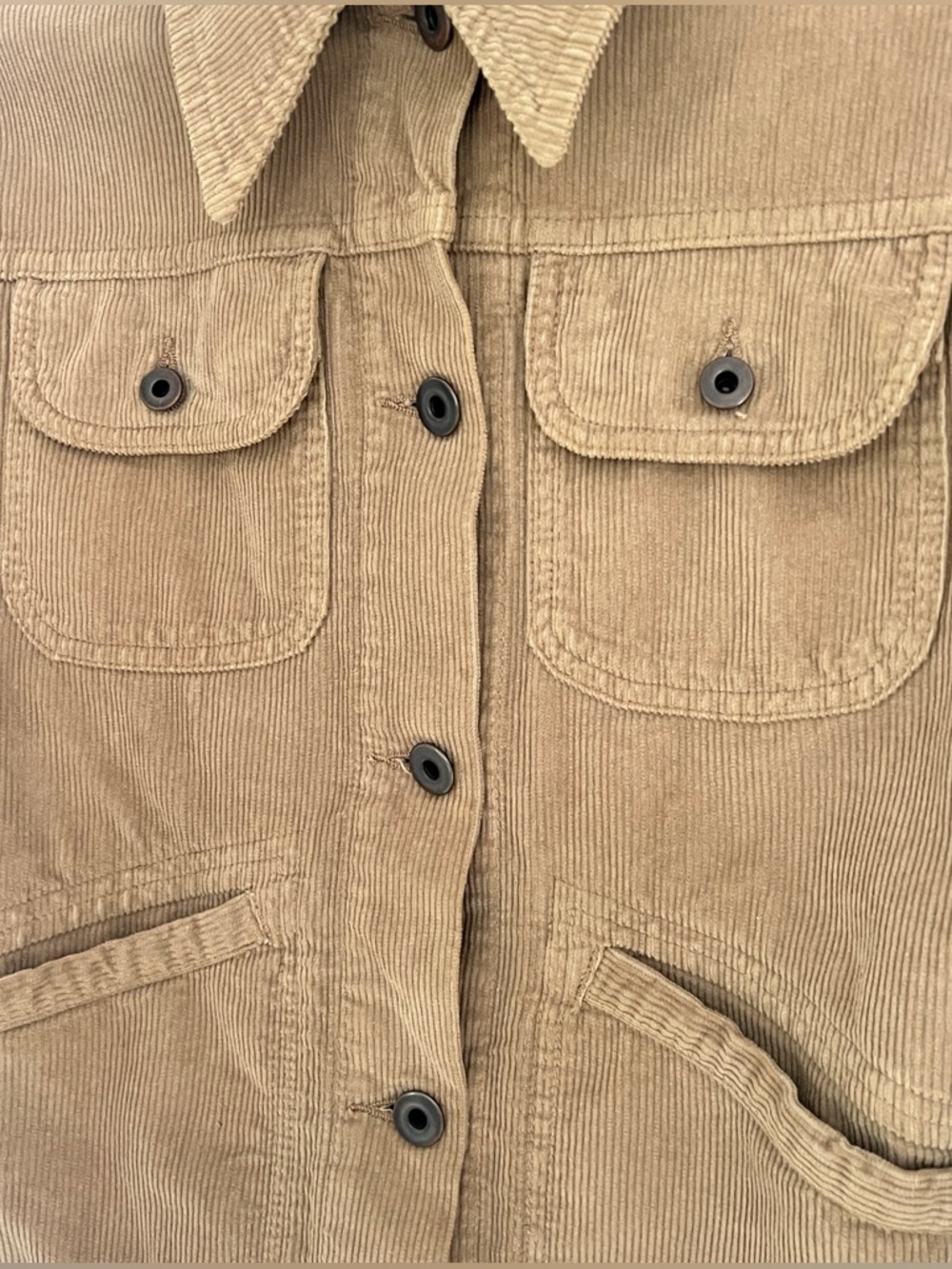 90s Miu Miu jacket tan corduroy velluto Small - Picture 7 of 9
